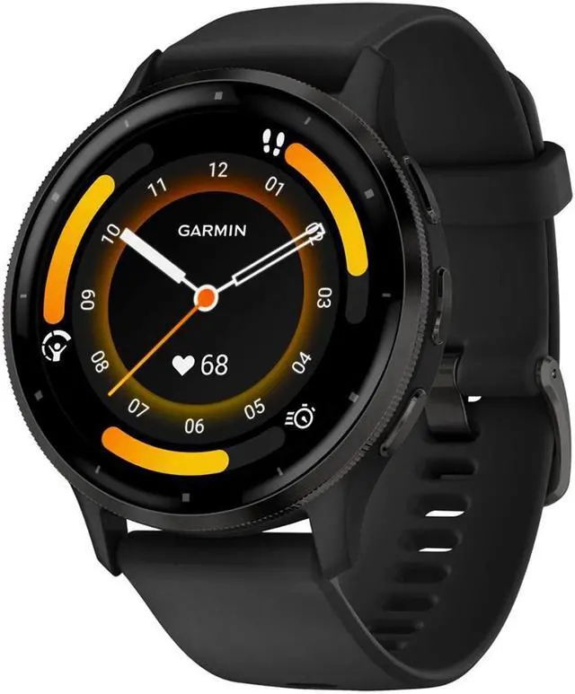 Alt view image 8 of 14 - Garmin Venu 3 Slate Stainless Steel Bezel with Black Case and Silicone Band | Smart Watch 010-02784-01