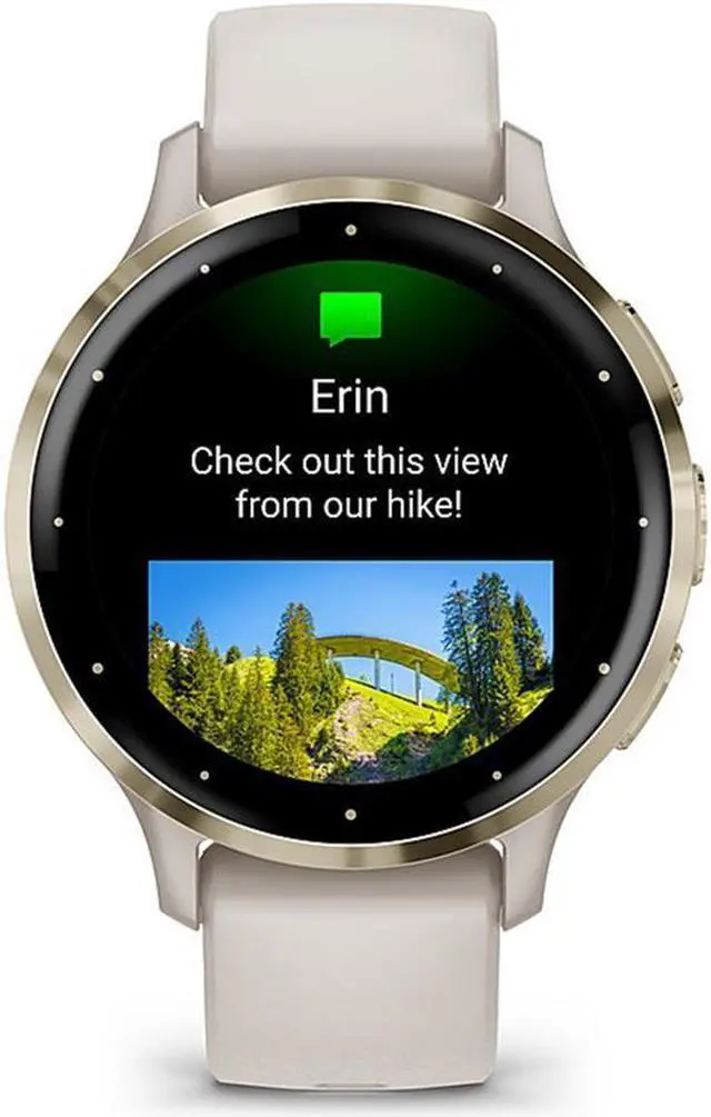 Alt view image 10 of 14 - Garmin Venu 3S, Soft Gold Stainless Steel Bezel with Ivory Case and Silicone Band| Smart Watch 010-02785-04