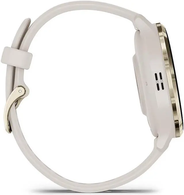 Alt view image 13 of 14 - Garmin Venu 3S, Soft Gold Stainless Steel Bezel with Ivory Case and Silicone Band| Smart Watch 010-02785-04