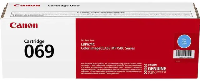 Alt view image 15 of 16 - Canon 5093C001 069 Toner 1900 Page-Yield Cyan