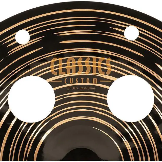 Alt view image 8 of 11 - MEINL Classics Custom Dark Trash China Cymbal 18 in.