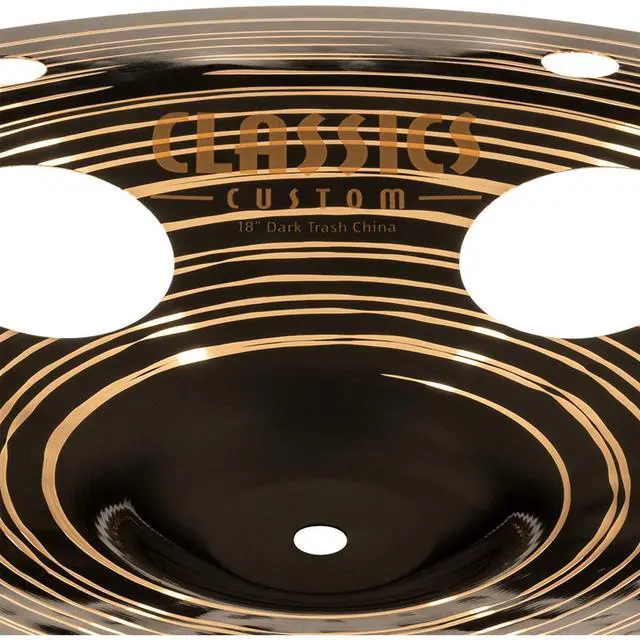 Alt view image 9 of 11 - MEINL Classics Custom Dark Trash China Cymbal 18 in.