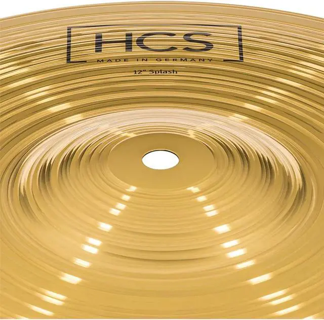 Alt view image 5 of 8 - Meinl Cymbals 12 Splash Cymbal  HCS Traditional Finish Brass for Drum Set, Made in Germany, 2-Year Warranty, 12 inch (HCS12S)