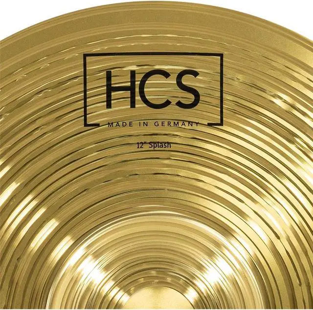 Alt view image 7 of 8 - Meinl Cymbals 12 Splash Cymbal  HCS Traditional Finish Brass for Drum Set, Made in Germany, 2-Year Warranty, 12 inch (HCS12S)