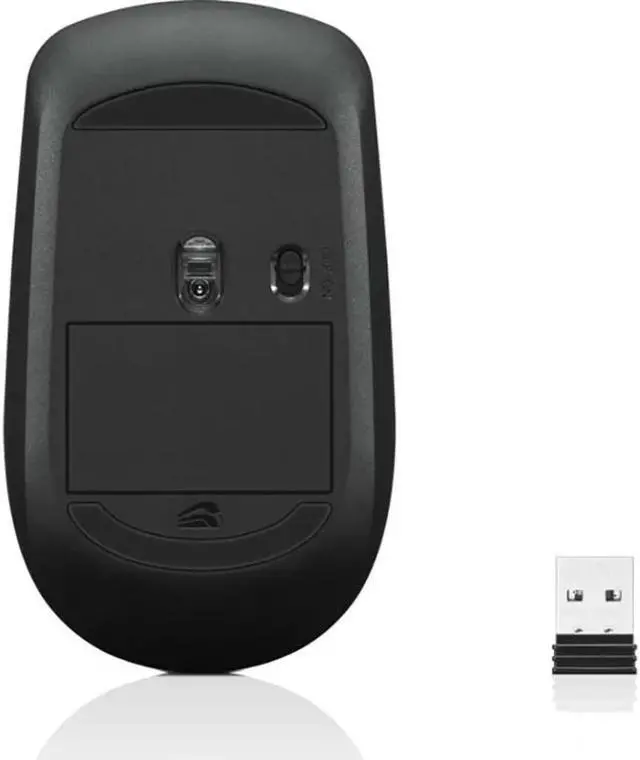 Alt view image 2 of 13 - Lenovo 400 Wireless Optical Mouse, Black (GY50R91293)