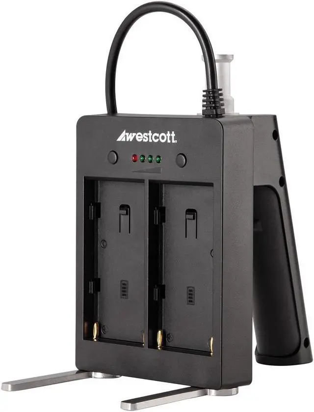 Alt view image 8 of 13 - Westcott L60-B Battery Grip with NP-F Adapter