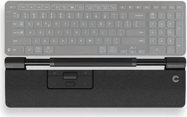 Main image of Contour Design Wired RollerMouse Pro with Vegan Leather Wrist Rest #CDRMPRO20110