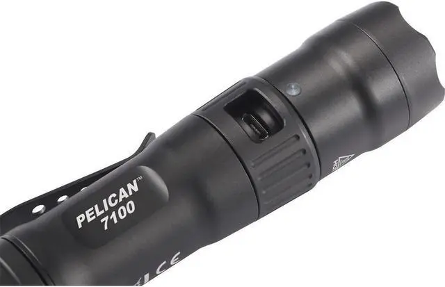 Alt view image 7 of 11 - Pelican(TM) 071000-0000-110 700-Lumen Ultra-Compact Tactical USB-Rechargeable Flashlight