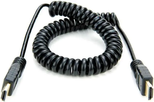 Alt view image 7 of 8 - Atomos 19.68"/50cm Coiled Full Size HDMI to Full Sized HDMI Cable #ATOMCAB011