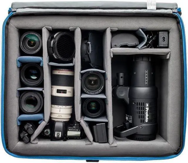 Alt view image 5 of 5 - Tenba Attache 2520 Transport Air Case for 2 DSLR Camera, 8 Lenses & Flash, Black