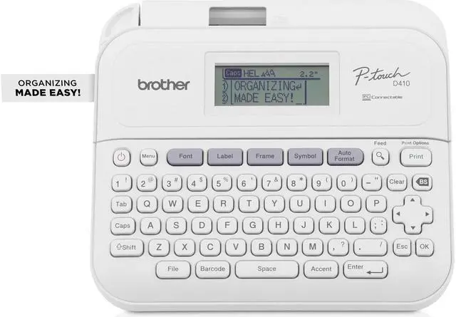 Alt view image 10 of 20 - Brother P-touch PT-D410 Home/Office Advanced Label Maker PTD410