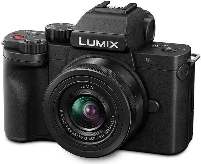 Alt view image 8 of 12 - Panasonic LUMIX G100 4k Mirrorless Camera, Lightweight Camera for Photo and Video, Built-in Microphone, Micro Four Thirds with 12-32mm Lens, 5-Axis Hybrid I.S., 4K 24p 30p Video, DC-G100DVK (Black)