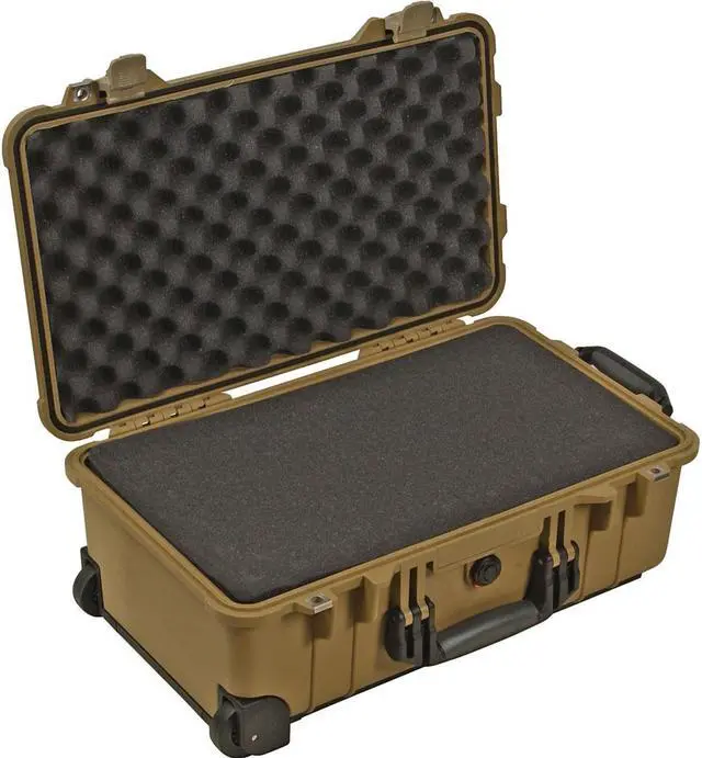 Alt view image 15 of 17 - Pelican 1510 Carry-On Case w/Foam - Tan