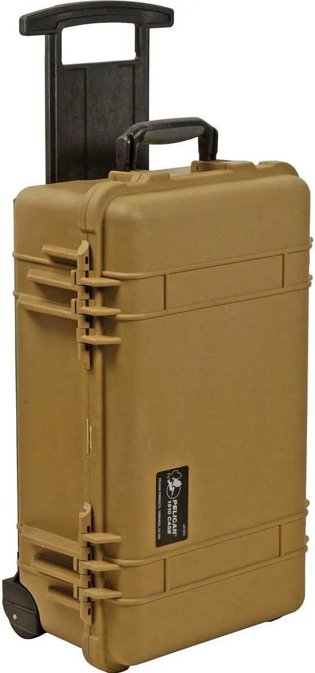 Alt view image 16 of 17 - Pelican 1510 Carry-On Case w/Foam - Tan