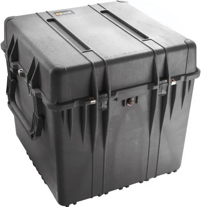 Main image of Pelican 0370 24" Cube Watertight Case with Wheels - No Foam - Black #0370001110