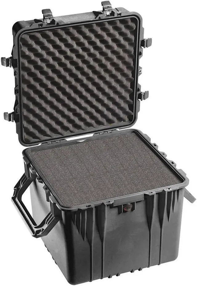 Alt view image 8 of 11 - PELICAN 0350-000-110 Black 0350 20" Cube Case with Foam