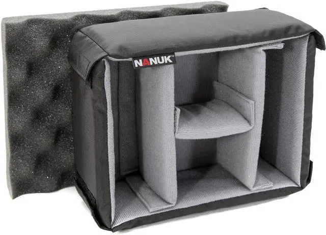 Alt view image 3 of 7 - Nanuk 905 Pro Waterproof Hard Case with Lid Organizer and Padded Divider, Black