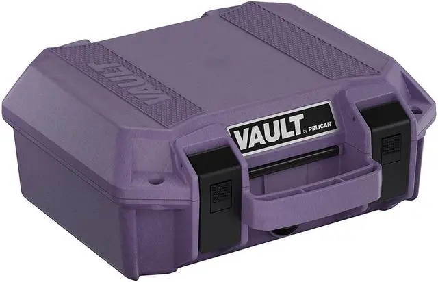 Alt view image 2 of 5 - Pelican Pelican V100C Vault Equipment Case with Foam, Dusk Blue #VCV100-0000-DSK