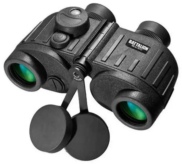 Alt view image 5 of 10 - Barska 8x30 Waterproof Battalion Binocular With Rangefinder AB11776