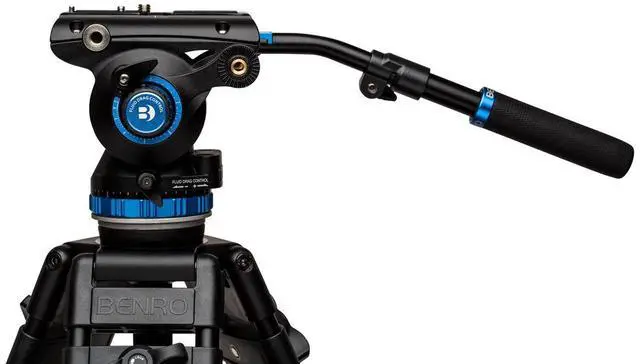 Alt view image 11 of 14 - Benro S8PRO Video Head, 17.6 lb Load, 3/8"-16 Accessory Mounts, Counterbalance