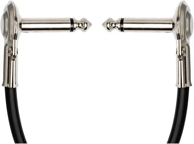 Alt view image 13 of 14 - HOSA IRG-100.5 Low Profile Guitar Pedal Pancake Patch Jumper Cable 1/4" - 6"