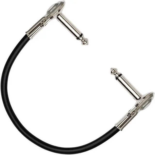 Alt view image 14 of 14 - HOSA IRG-100.5 Low Profile Guitar Pedal Pancake Patch Jumper Cable 1/4" - 6"