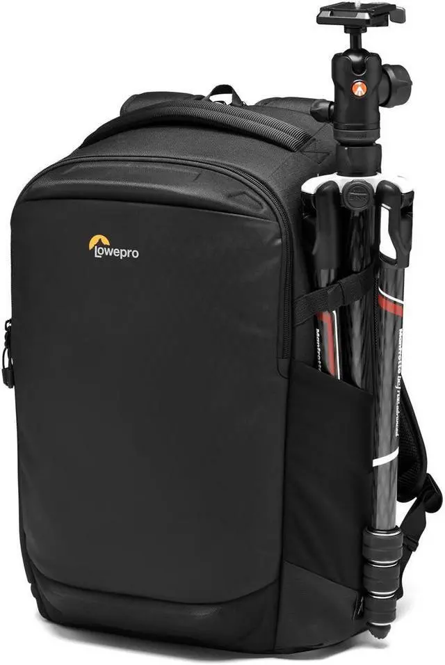 Alt view image 4 of 8 - lowepro flipside bp 400 aw iii mirrorless and dslr camera backpack - black - with rear access - with side access - with adjustable dividers - for mirrorless like sony ?7 - lp37352-