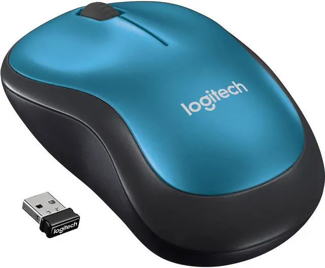 Alt view image 16 of 20 - Logitech M185 Wireless Mouse, 2.4GHz with USB Mini Receiver, 12-Month Battery Life, 1000 DPI Optical Tracking, Ambidextrous, Compatible with PC, Mac, Laptop - Blue
