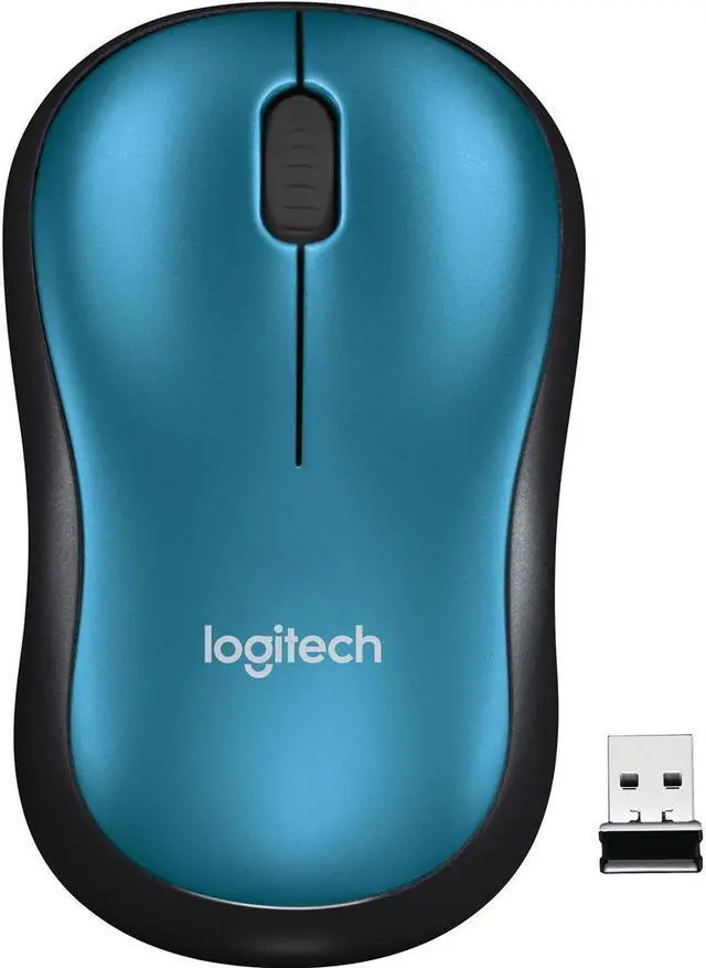 Alt view image 17 of 20 - Logitech M185 Wireless Mouse, 2.4GHz with USB Mini Receiver, 12-Month Battery Life, 1000 DPI Optical Tracking, Ambidextrous, Compatible with PC, Mac, Laptop - Blue
