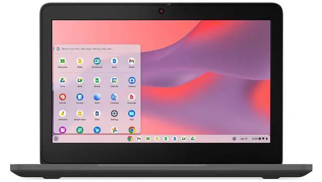 Alt view image 12 of 20 - Lenovo 100e Chromebook Gen 4 11.6" Touch Screen Intel Processor N100 4GB Memory 32 GB SSD Chrome OS 83G80000US