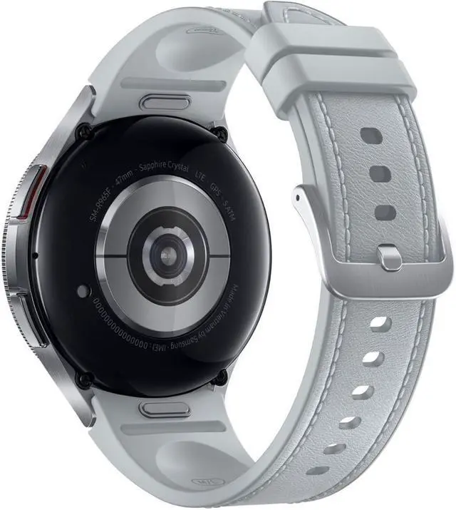 Alt view image 5 of 13 - SAMSUNG Galaxy Watch 6 Classic 47mm LTE Smartwatch w/ Rotating Bezel, Fitness Tracker, Personalized HR Zones, Advanced Sleep Coaching, Heart Monitor, BIA Sensor, US Version, Silver