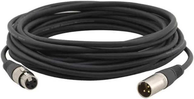 Alt view image 2 of 2 - Kramer Electronics 3' XLR (M) to XLR (F) Quad Style Cable