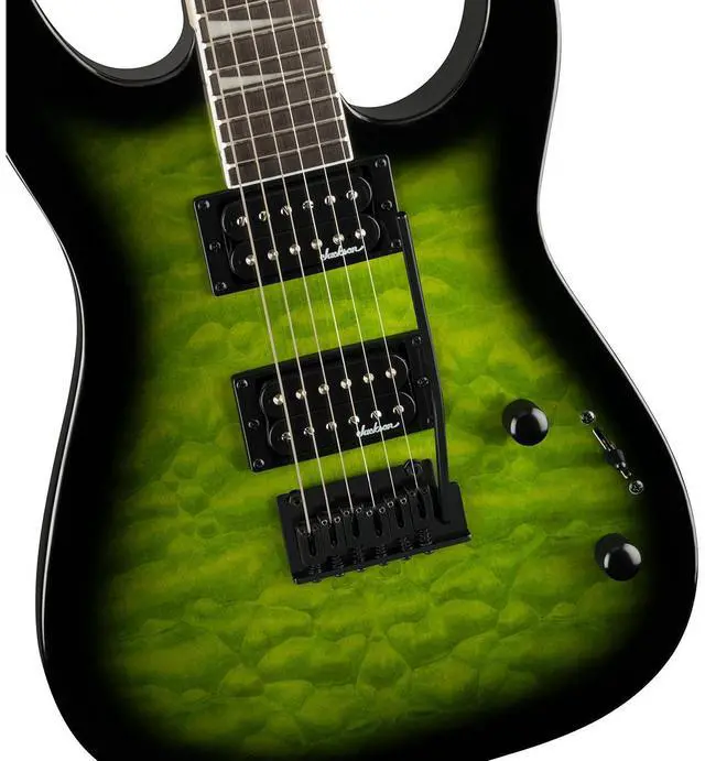 Alt view image 3 of 7 - Jackson Jackson JS Series Dinky JS20 DKQ 2PT Electric Guitar, Amaranth Fingerboard, Transparent Green Burst