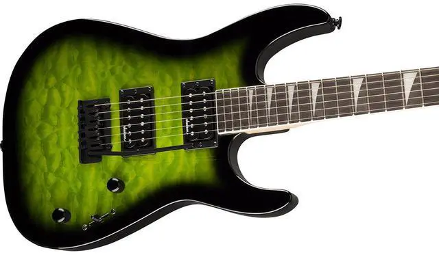 Alt view image 4 of 7 - Jackson Jackson JS Series Dinky JS20 DKQ 2PT Electric Guitar, Amaranth Fingerboard, Transparent Green Burst