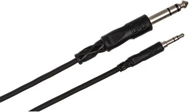 Alt view image 4 of 6 - Hosa Technology 2x Stereo Mini Male to Stereo 1/4" Male Cable, 10' #CMS-110 2