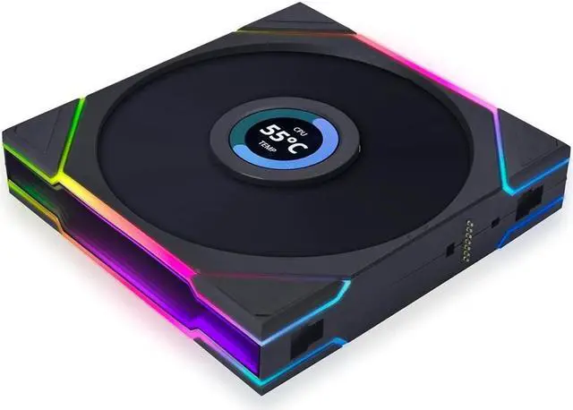 Alt view image 6 of 8 - Lian Li UNI FAN TL LCD 140 RGB Single Pack Black Color (No controller included)- 14TLLCD1B