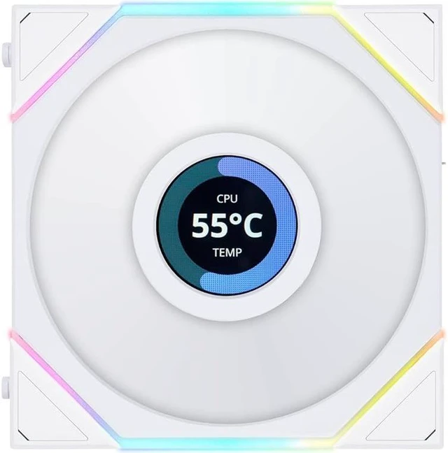 Shell Rgb Colors Lian Li UNI FAN TL LCD 120 RGB Single Pack White Color (No controller ...