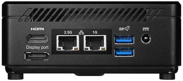 Alt view image 19 of 20 - MSI Cubi 5 12M-086BUS Intel SoC Intel Core i3-1215U WIFI 6E 1xHDMI out(2.0b) 1x DP-out(1.4) 2xRJ45 4 USB 3.2 Barebone Systems - Mini-PC,Single Unit - Memory and Storage Sold Separately