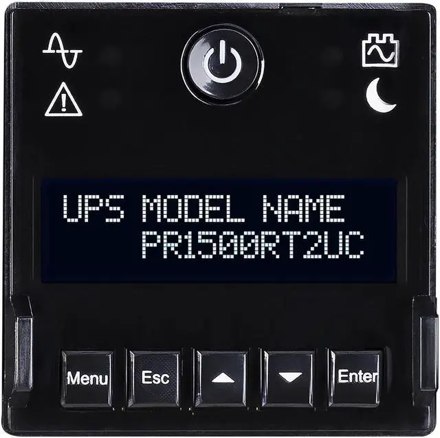 Alt view image 5 of 8 - CyberPower PR1500RT2UC Smart App Sinewave PR1500RT2UC - UPS (rack-mountable / external) - AC 100-125 V - 1500 Watt - 1500 VA - 9 Ah-Ethernet, RS-232, USB-output connectors: 8 - active PFC-2U-10ft cord