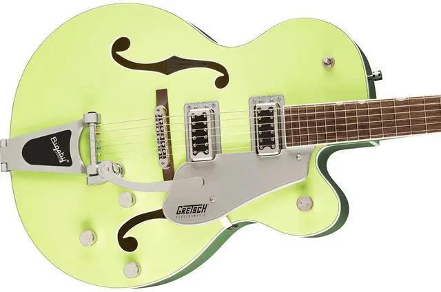 Alt view image 4 of 7 - Gretsch Gretsch G5420T Electromatic Classic Hollow Body Single-Cut with Bigsby Electric Guitar, Laurel Fingerboard, TwoTone Anniversary Green