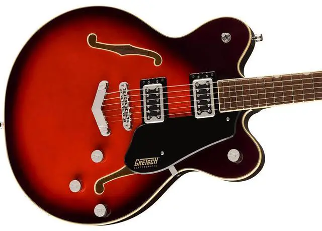 Alt view image 3 of 5 - Gretsch Gretsch G5622 Electromatic Center Block Double-Cut with V-Stoptail Electric Guitar, Laurel Fingerboard, Claret Burst