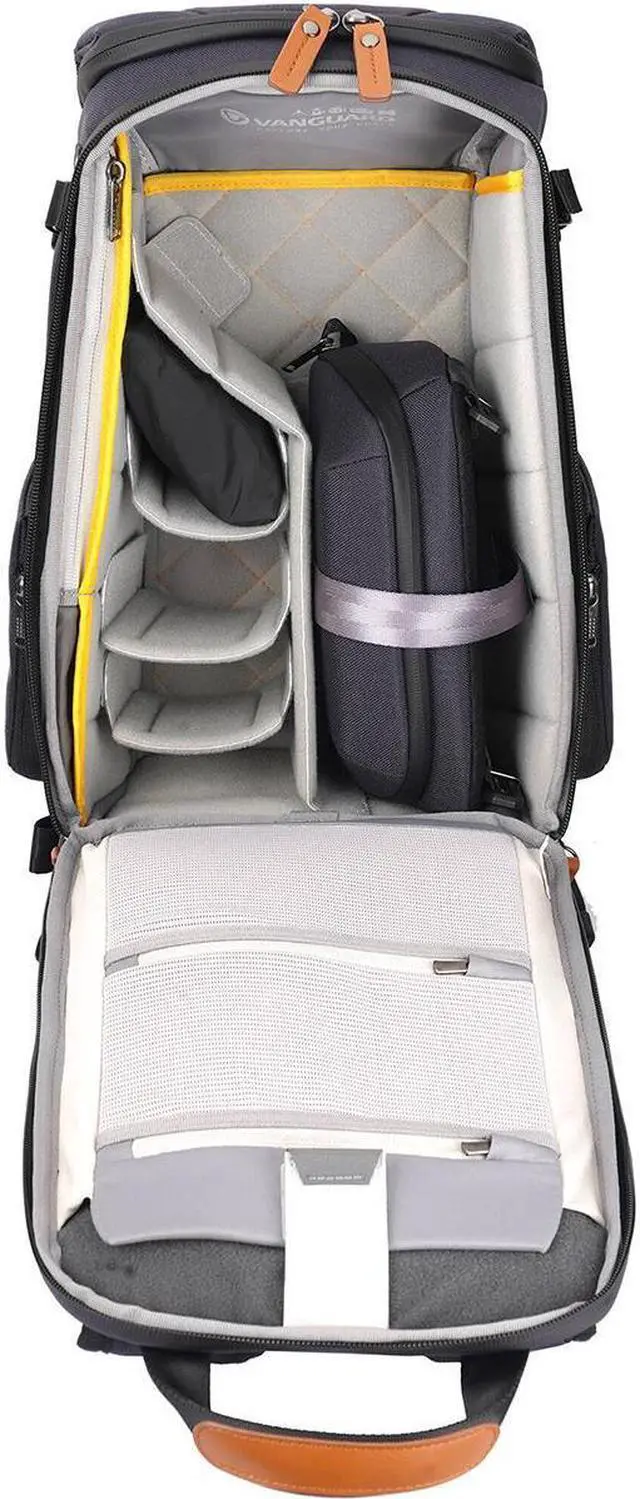 Alt view image 3 of 7 - Vanguard Vanguard VEO City B37 Camera Backpack, Navy #VEO CITY B37 NV