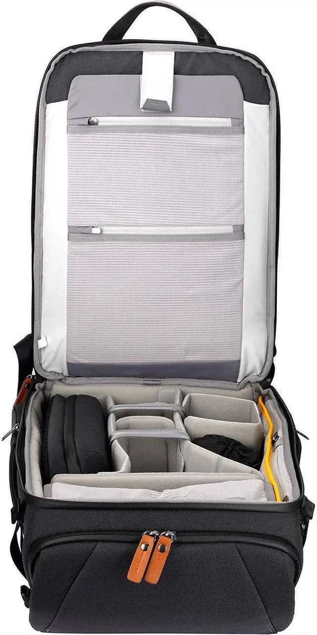 Alt view image 4 of 7 - Vanguard Vanguard VEO City B46 Camera Backpack, Navy #VEO CITY B46 NV