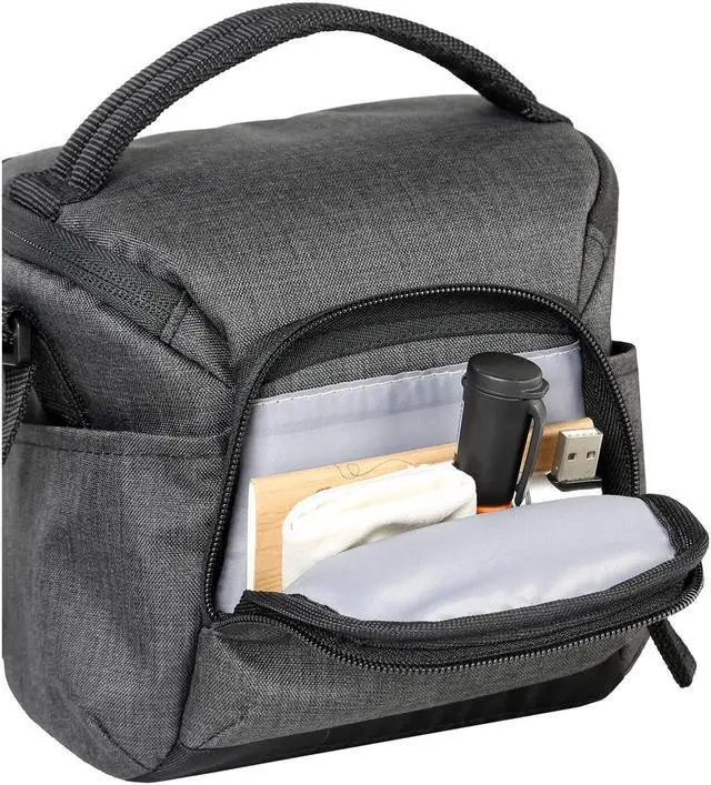 Alt view image 7 of 7 - Vanguard Vesta Aspire 15 2.8L Camera Shoulder Bag, Gray #VESTA ASPIRE15 GY