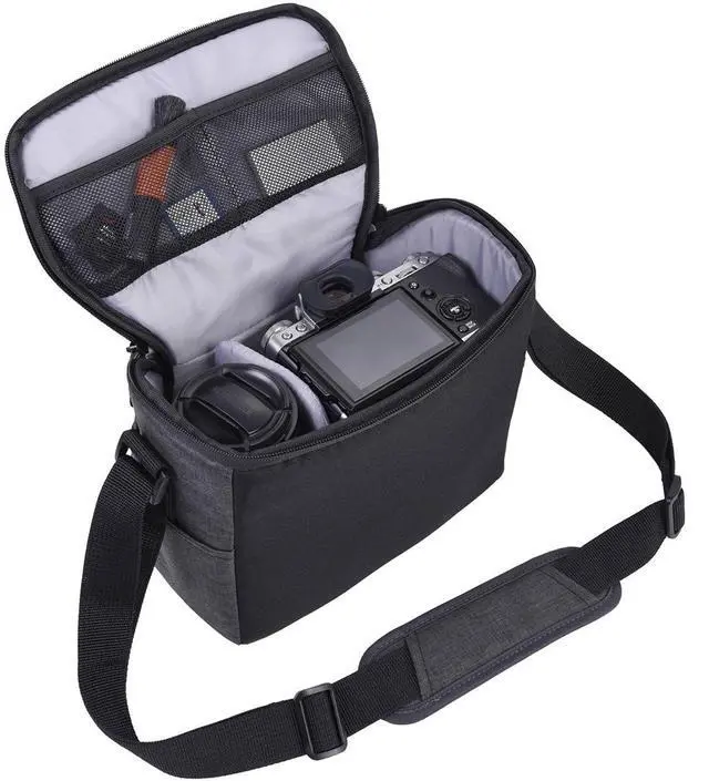 Alt view image 4 of 7 - Vanguard Vesta Aspire 21 5.8L Camera Shoulder Bag, Gray #VESTA ASPIRE21 GY