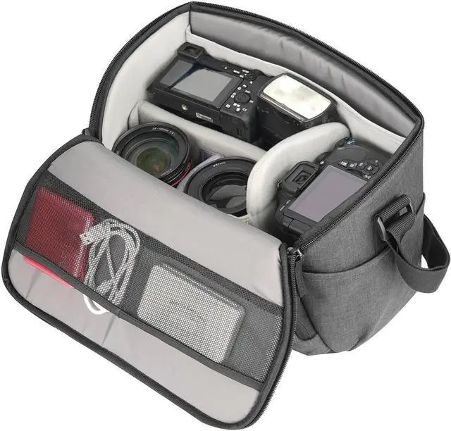 Alt view image 2 of 7 - Vanguard Vesta Aspire 30 10.7L Camera Shoulder Bag, Gray #VESTA ASPIRE30 GY