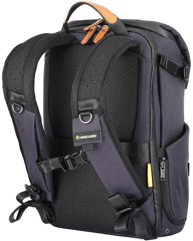 Alt view image 7 of 7 - Vanguard Vanguard VEO City B42 Camera Backpack, Navy #VEO CITY B42 NV