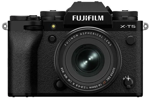 Main image of Fujifilm X-T5 Mirrorless Digital Camera XF16-50mmF2.8-4.8 R LM WR Lens Kit - Black