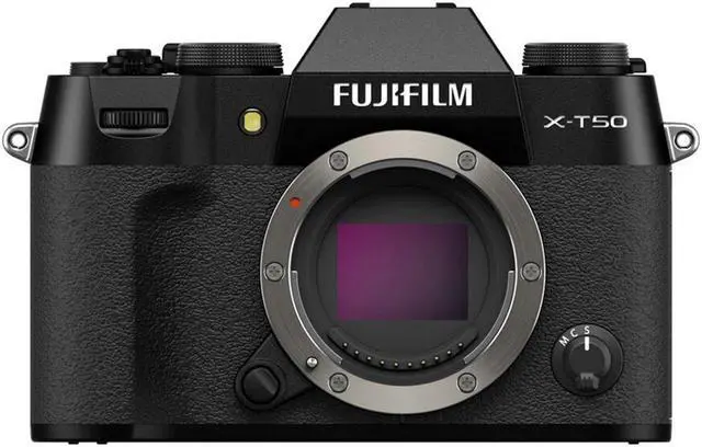 Alt view image 2 of 9 - Fujifilm X-T50 Mirrorless Digital Camera Body - Black
