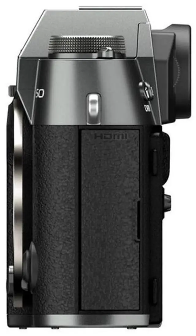 Alt view image 7 of 9 - Fujifilm X-T50 Mirrorless Digital Camera Body - Charcoal Silver